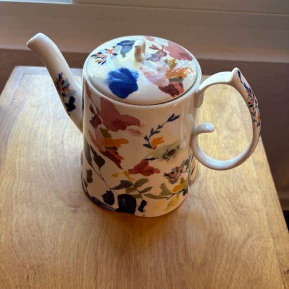 Anthropologie Wildflower Study Teapot, Rare Sold Out Discontinued - Picture 3 of 11